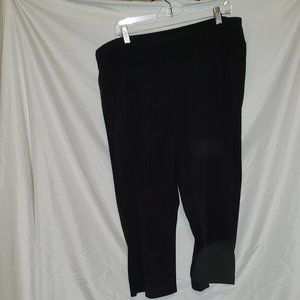 Catherines Black Yoga Pants - 2X